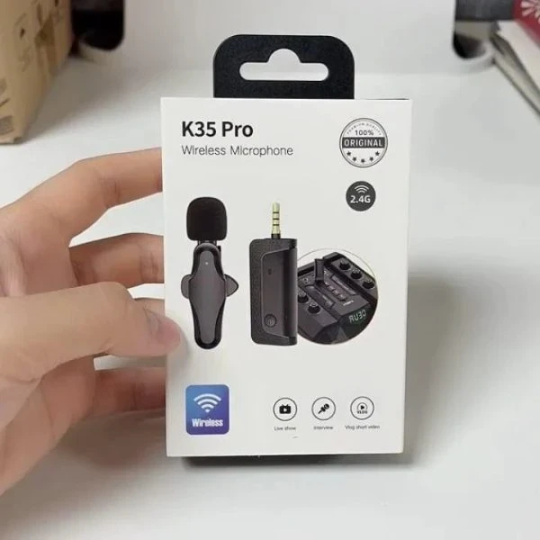 K35 pro Wireless lavalier Microphone