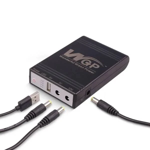 WGP Mini UPS 10400 mAh Battery 5,9,12V Update version