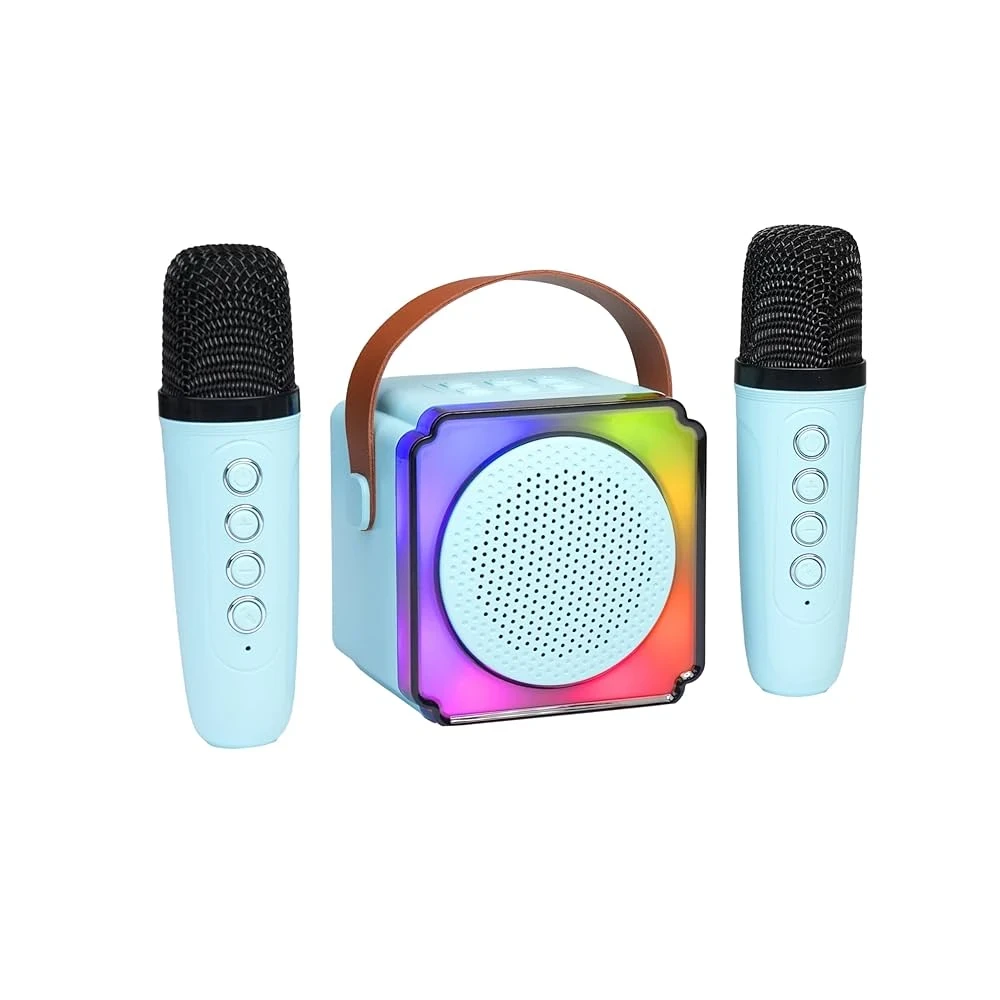 K12 Portable Karaoke Bluetooth Dual Speaker With Microphone