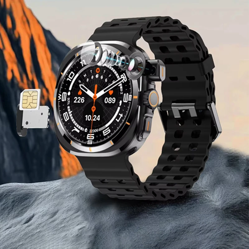 BW8 Smart Watch Global 1.51 Inch With Wifi Phone Telescopic Camera 400 Mah Battery SIM Card Smartwatch Phone Watch