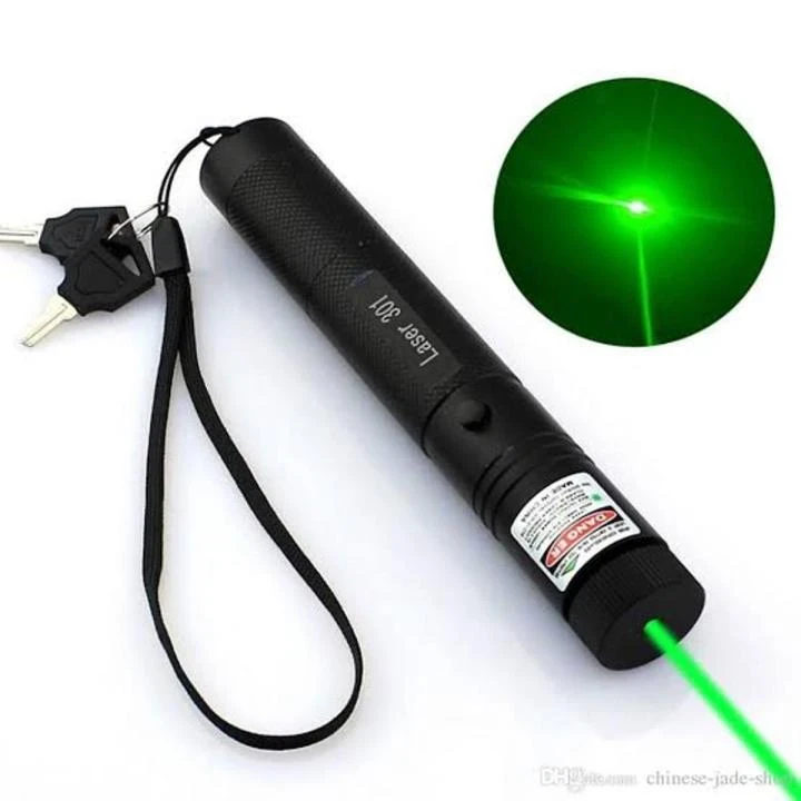 Laser Pointer Light Rechargeable Green Adjustable Burn Match Light