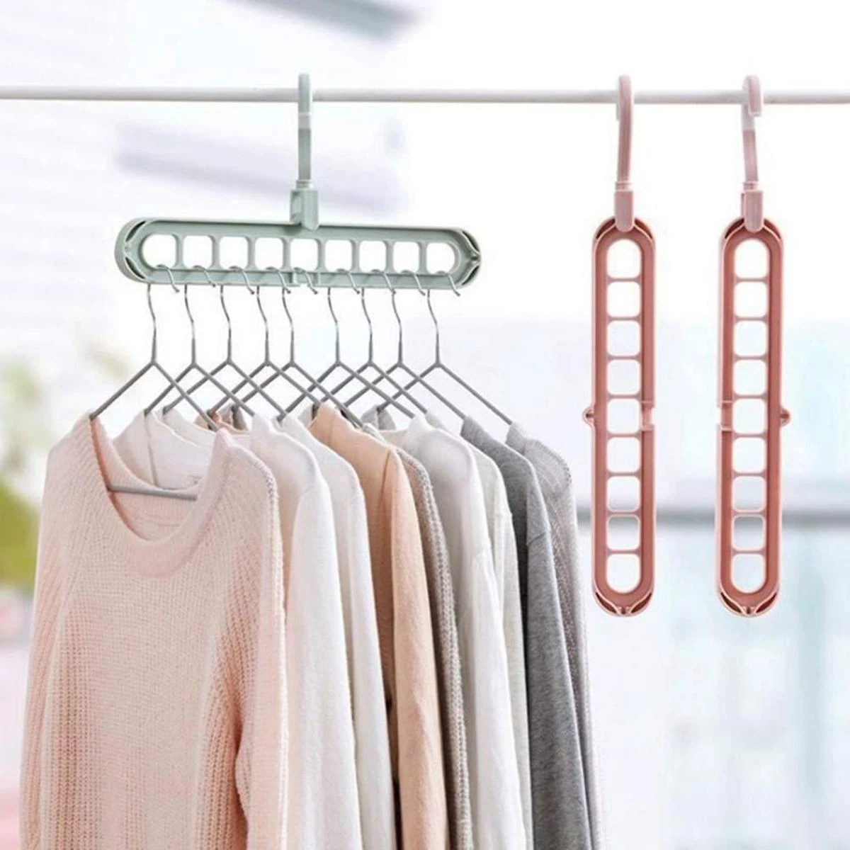 Super Magic Changeable Clothes Pluto Plastic Hanger Space Saving-1pcs