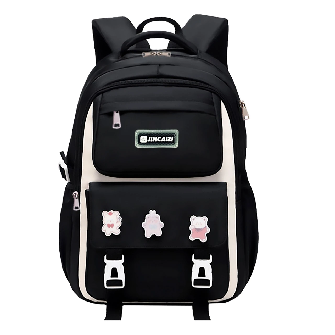 Kids Backpack Children Primary School Bags Waterproof (Black)