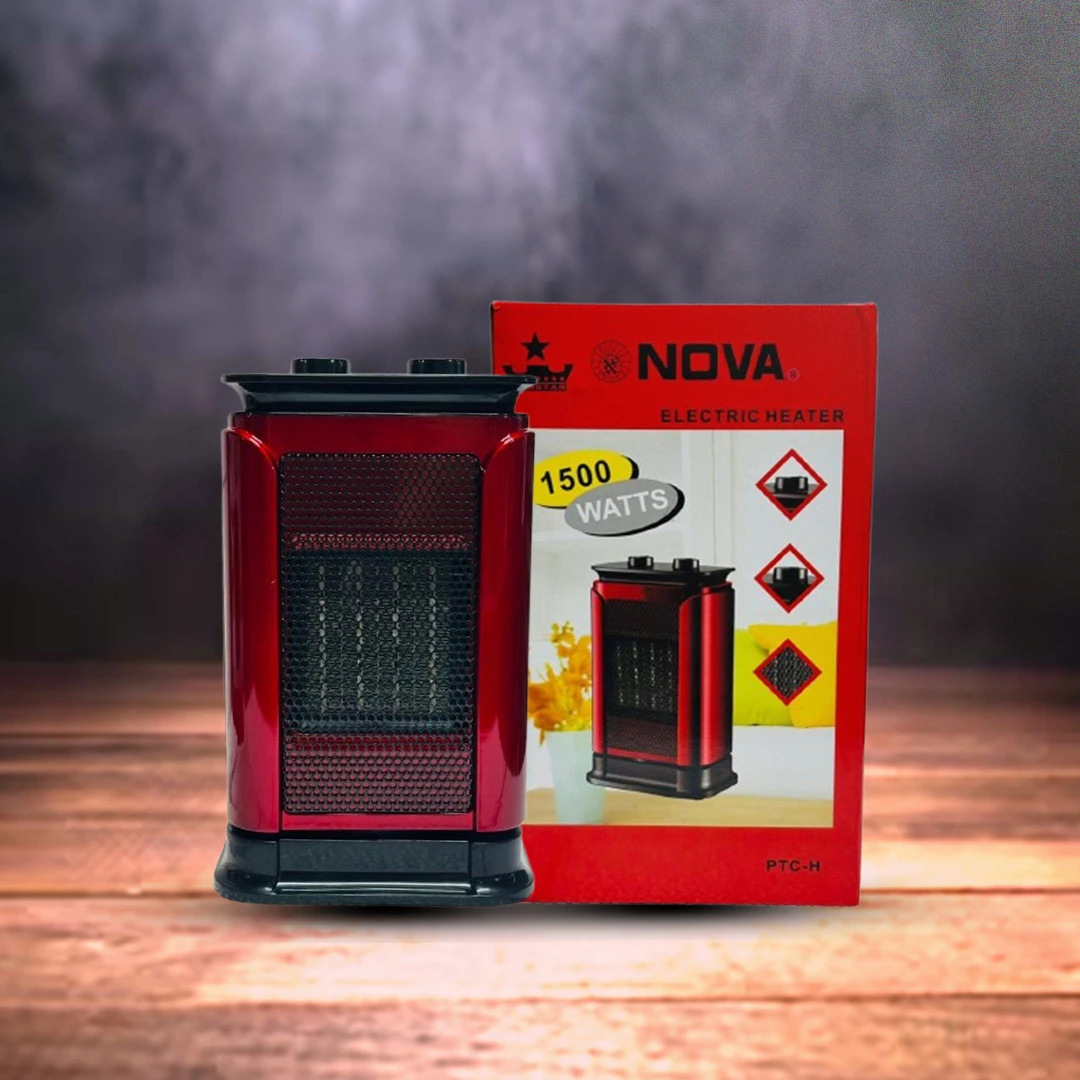NOVA Electric Heater 1500W Fast Heating | Overheat Protection | Oscillation | PTC-H