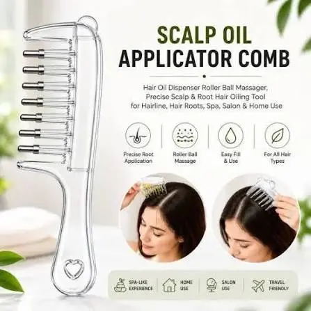 Oil Applicator Massage Comb