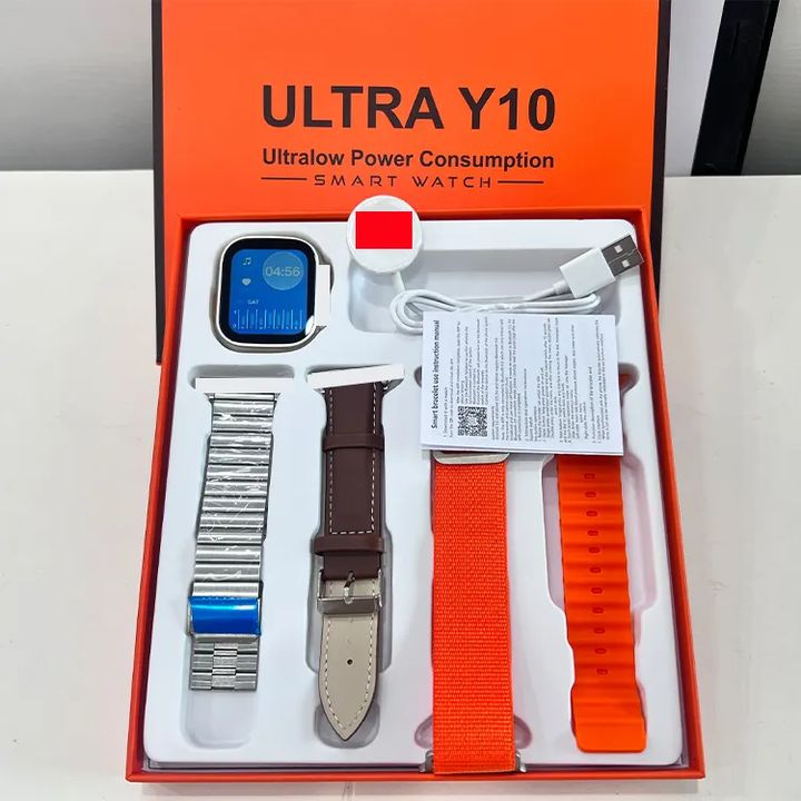 Ultra Y10 Smartwatch (four straps)